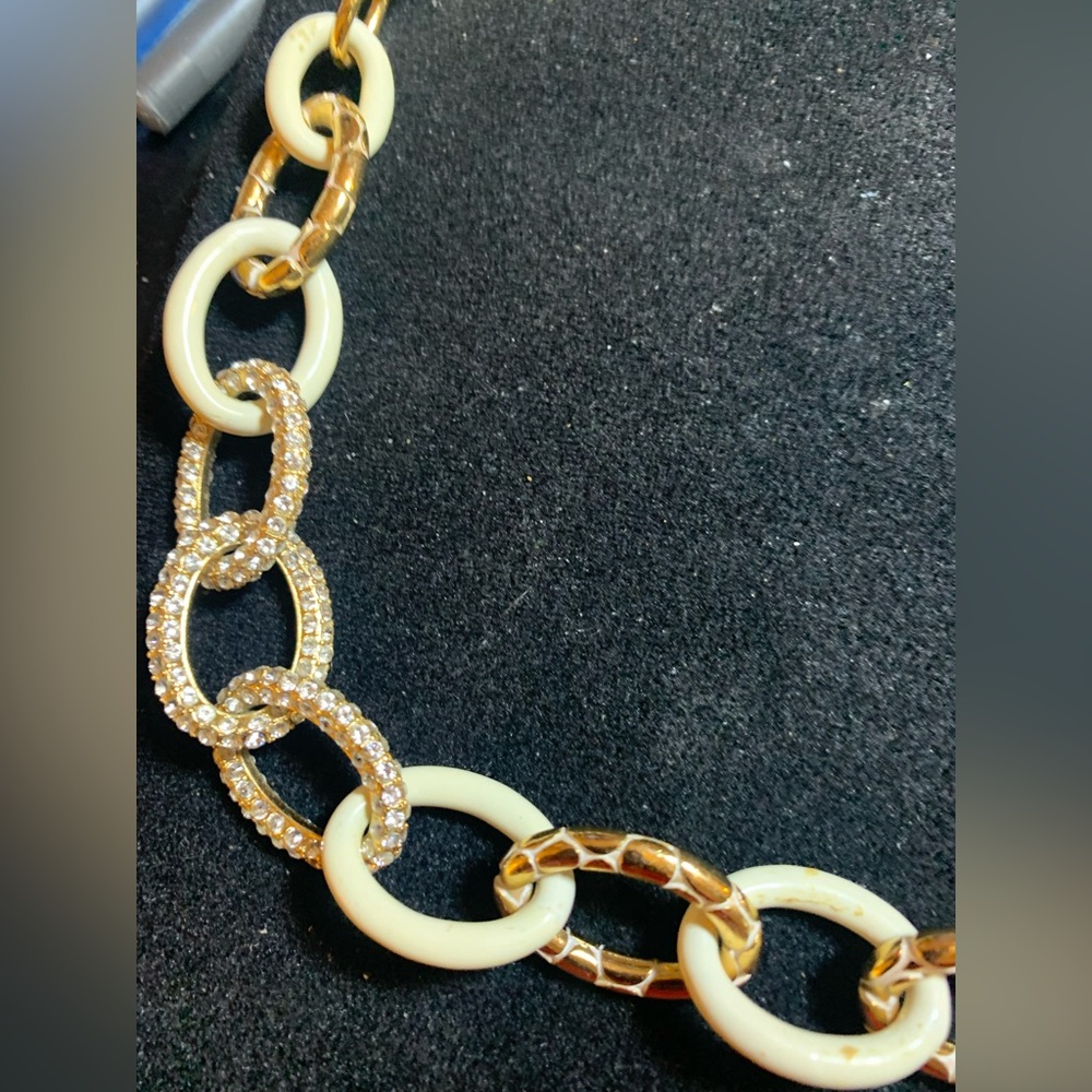 Brighton Large Chain Link Statement Necklace - image 3